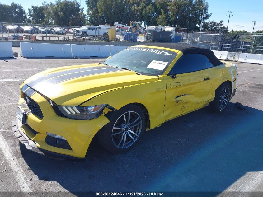 2016 FORD MUSTANG ECOBOOST PREMIUM - 1FATP8UH0G5247416