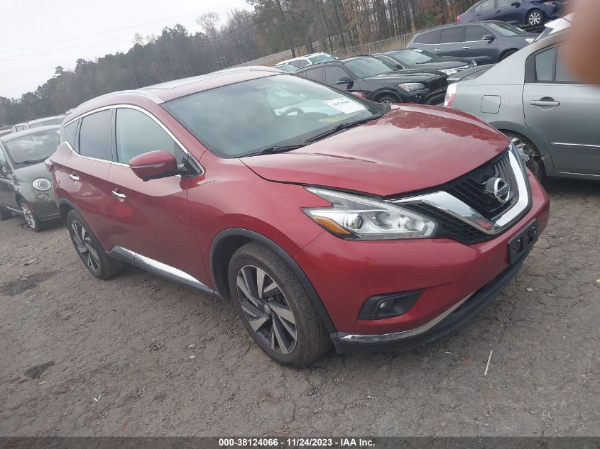 2015 NISSAN MURANO PLATINUM - 5N1AZ2MG1FN262422
