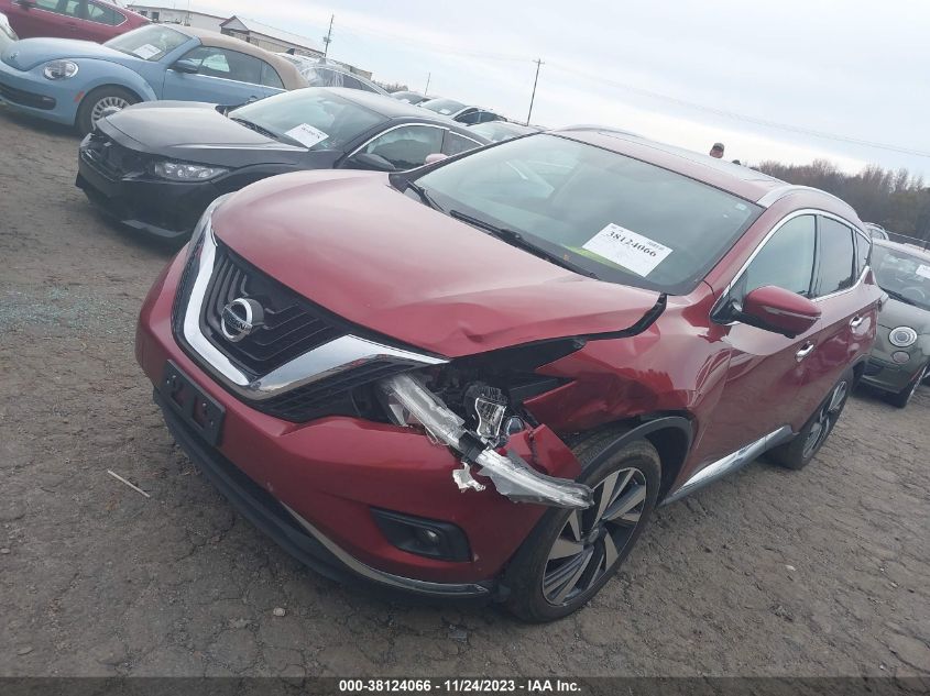 2015 NISSAN MURANO PLATINUM - 5N1AZ2MG1FN262422