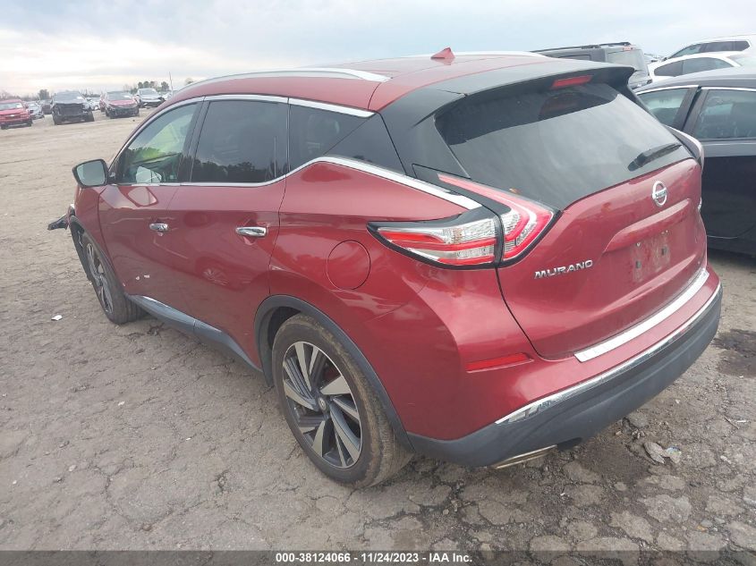 2015 NISSAN MURANO PLATINUM - 5N1AZ2MG1FN262422