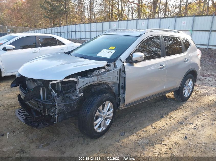 2015 NISSAN ROGUE SV - KNMAT2MT9FP506082