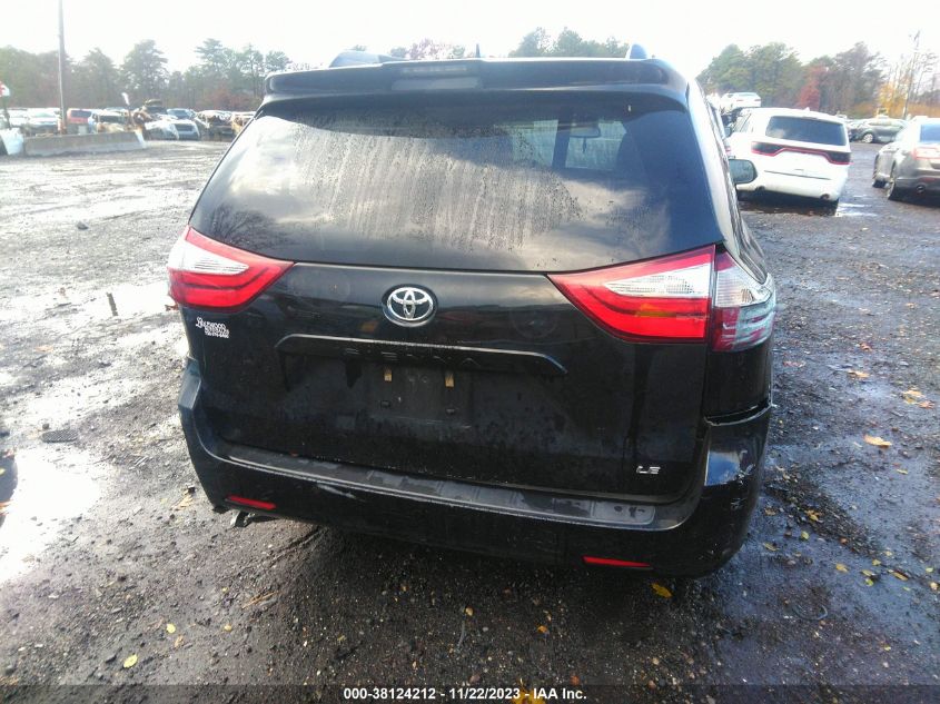 2018 TOYOTA SIENNA LE 8 PASSENGER - 5TDKZ3DC8JS906299