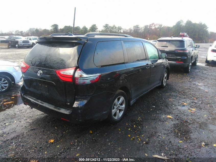 2018 TOYOTA SIENNA LE 8 PASSENGER - 5TDKZ3DC8JS906299