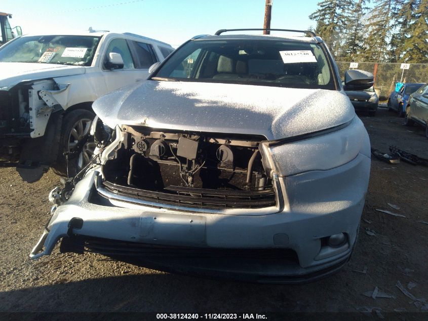 2015 TOYOTA HIGHLANDER HYBRID LIMITED PLATINUM V6 5TDDCRFH4FS011003