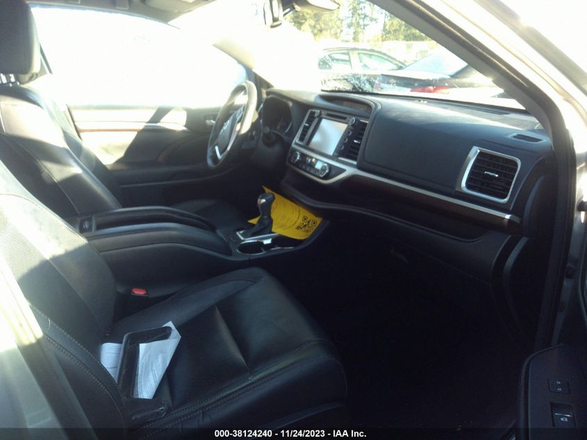 2015 TOYOTA HIGHLANDER HYBRID LIMITED PLATINUM V6 5TDDCRFH4FS011003