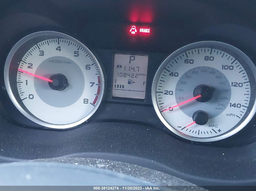 2013 SUBARU IMPREZA 2.0I SPORT PREMIUM - JF1GPAL69DH204194