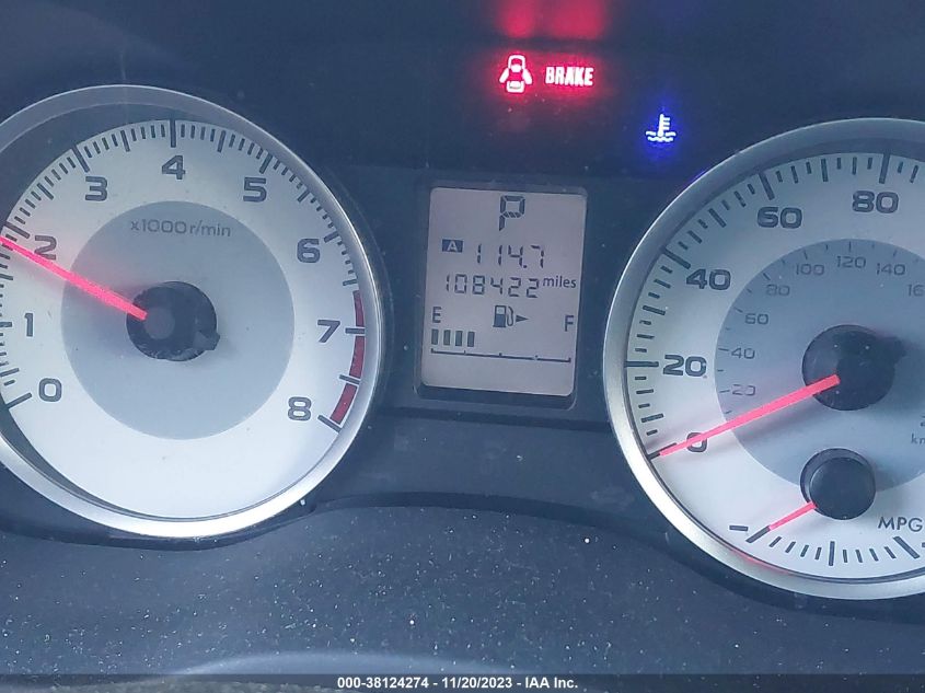 2013 SUBARU IMPREZA 2.0I SPORT PREMIUM - JF1GPAL69DH204194