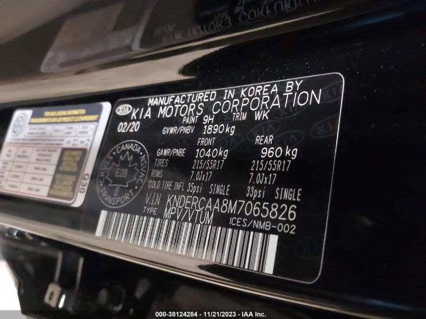 2021 KIA SELTOS - KNDERCAA8M7065826