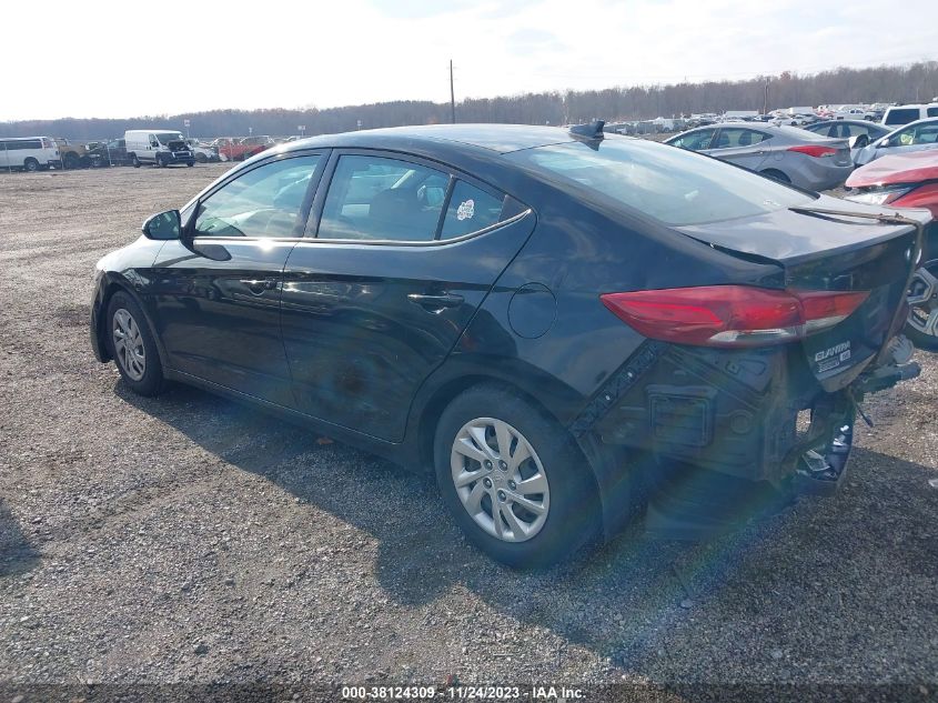 2017 HYUNDAI ELANTRA SE - 5NPD74LF4HH198181