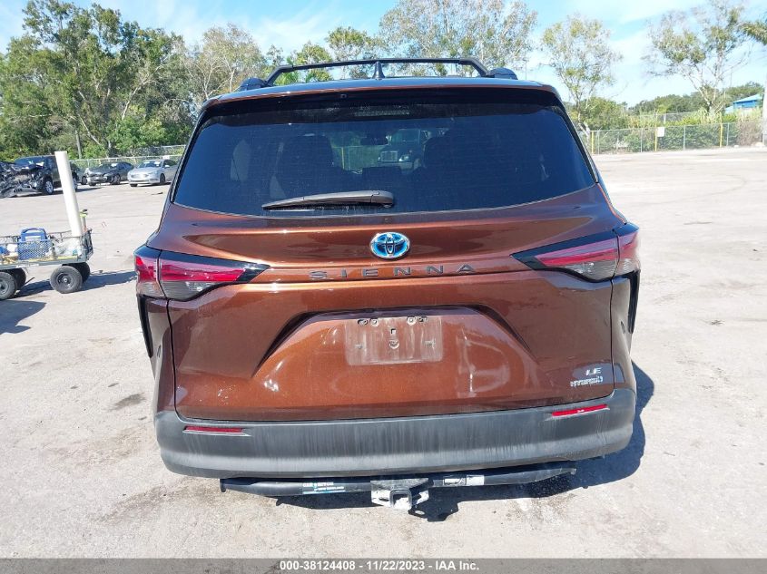 2021 TOYOTA SIENNA LE - 5TDKRKEC6MS033973