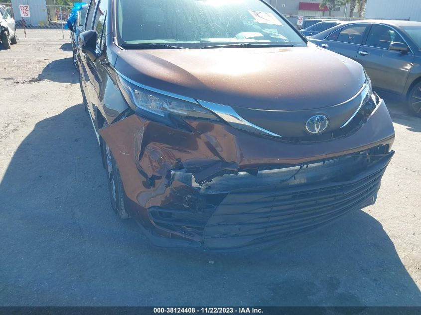 2021 TOYOTA SIENNA LE - 5TDKRKEC6MS033973