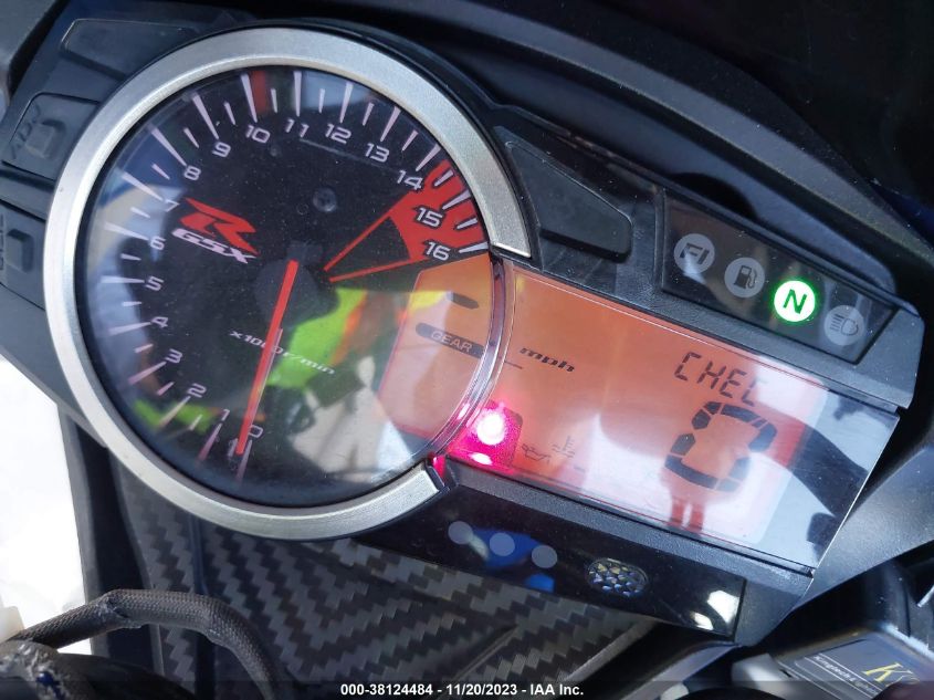 2015 SUZUKI GSX-R750 JS1GR7MAXF2100520