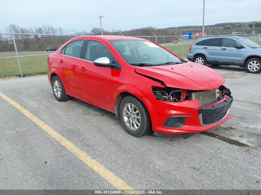 2019 CHEVROLET SONIC LT - 1G1JD5SB9K4148365