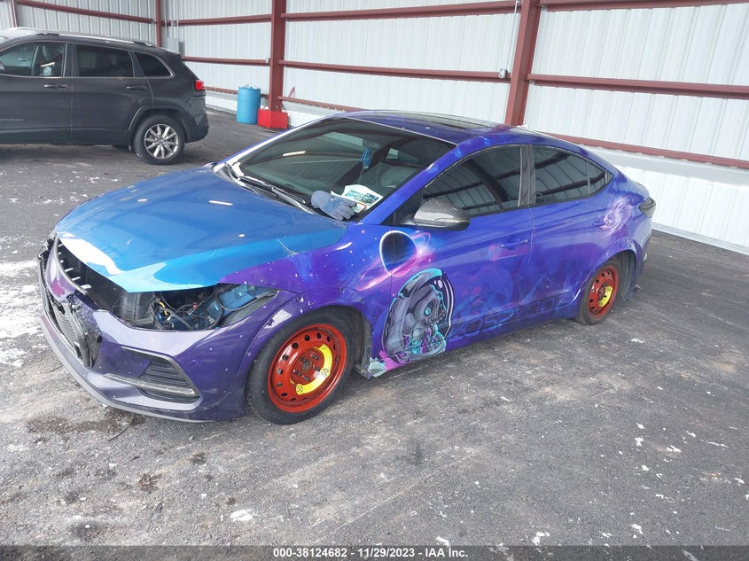 VIN KMHD04LB9JU524243 2018 HYUNDAI ELANTRA SPORT