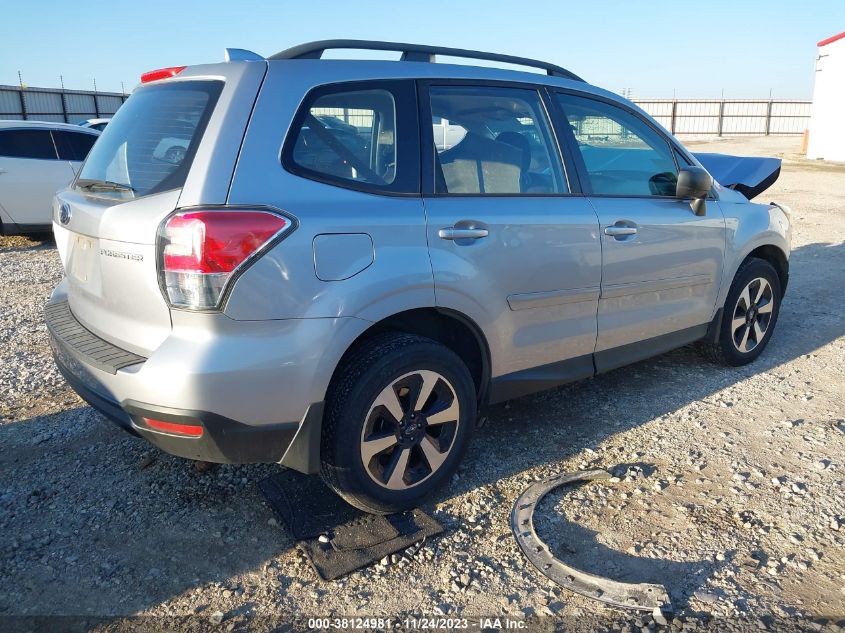 2018 SUBARU FORESTER 2.5I - JF2SJABC9JH499498