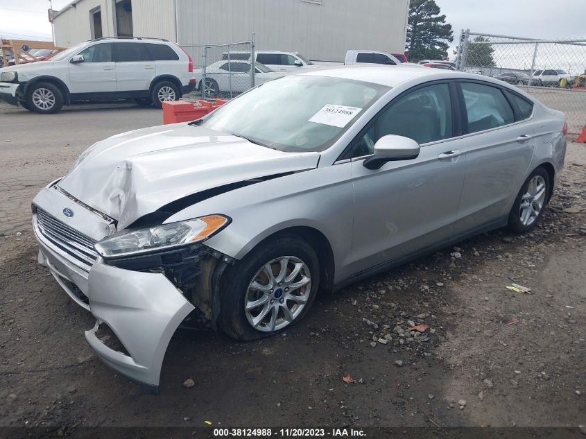 2016 FORD FUSION S - 3FA6P0G75GR262444