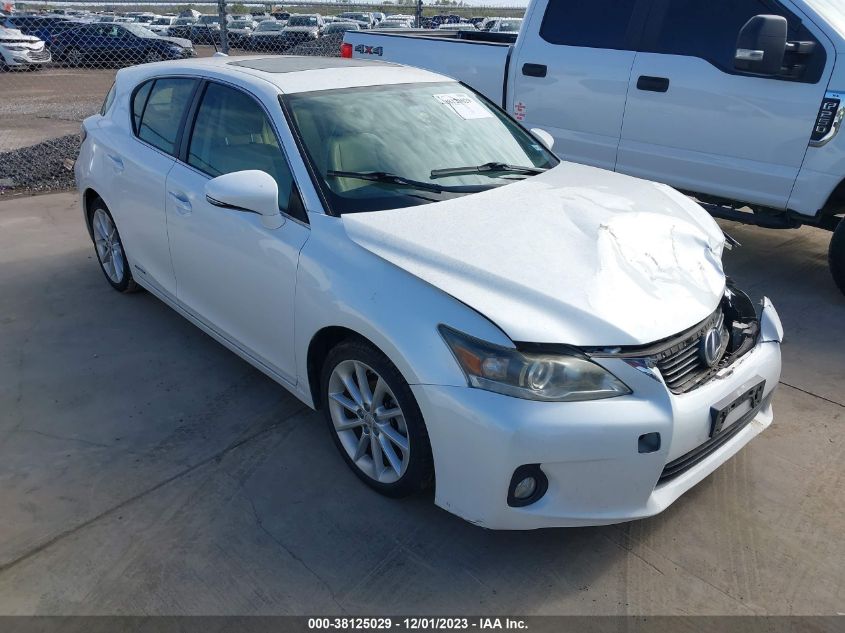 2013 LEXUS CT 200H HYBRID - JTHKD5BH7D2157742