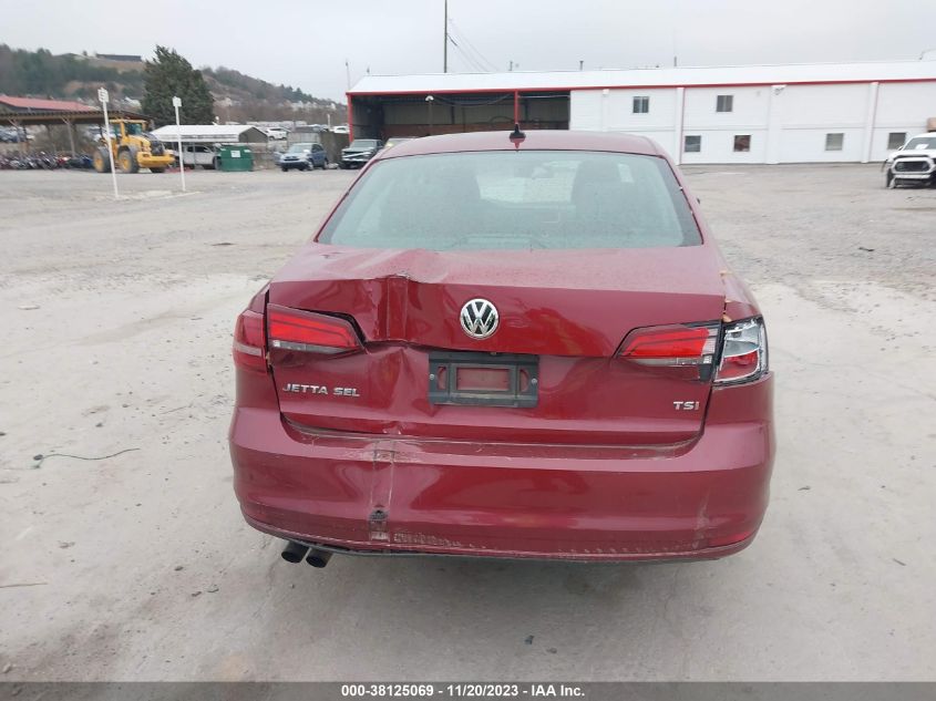 2016 VOLKSWAGEN JETTA 1.8T SEL - 3VWL17AJ2GM205253