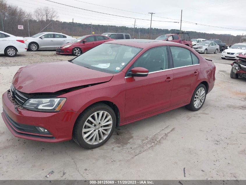 2016 VOLKSWAGEN JETTA 1.8T SEL - 3VWL17AJ2GM205253