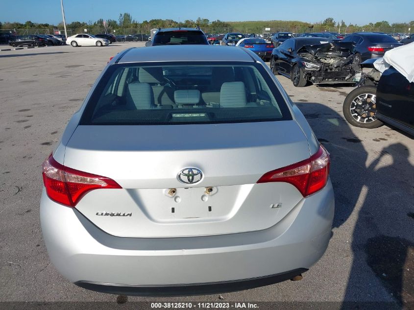 2018 TOYOTA COROLLA LE - 2T1BURHEXJC048470