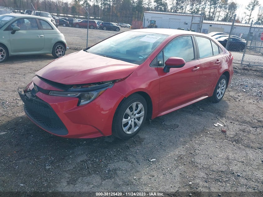VIN 5YFEPMAE7MP167924 2021 TOYOTA COROLLA LE