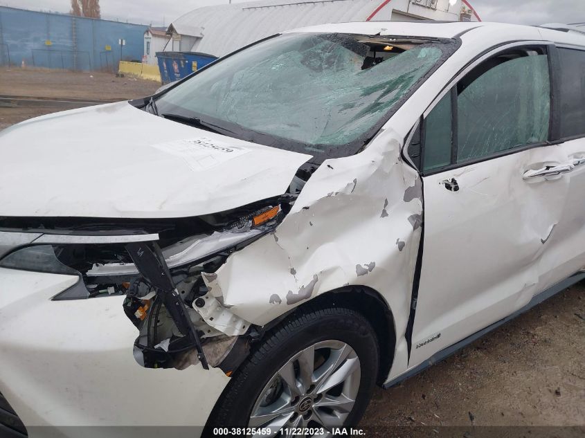 2021 TOYOTA SIENNA LIMITED - 5TDZSKFC5MS034386