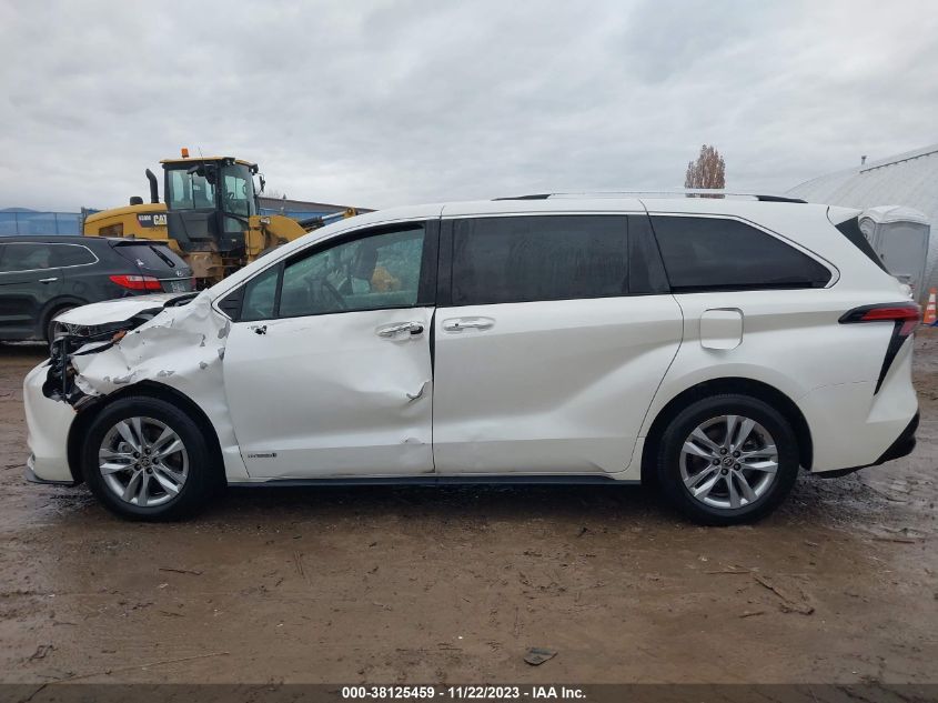 2021 TOYOTA SIENNA LIMITED - 5TDZSKFC5MS034386