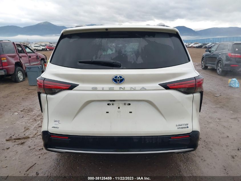 2021 TOYOTA SIENNA LIMITED - 5TDZSKFC5MS034386