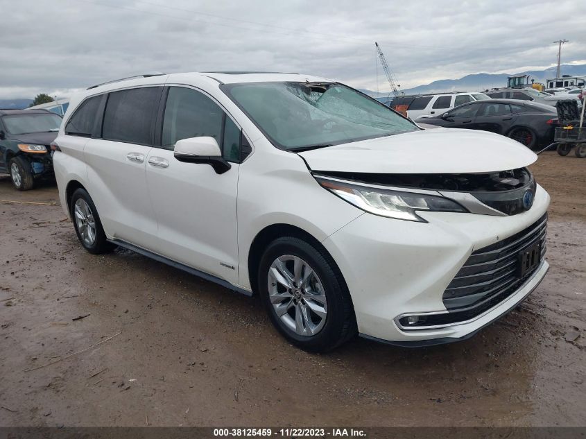 2021 TOYOTA SIENNA LIMITED - 5TDZSKFC5MS034386