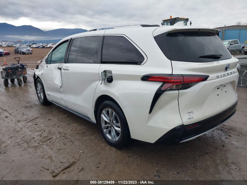 2021 TOYOTA SIENNA LIMITED - 5TDZSKFC5MS034386
