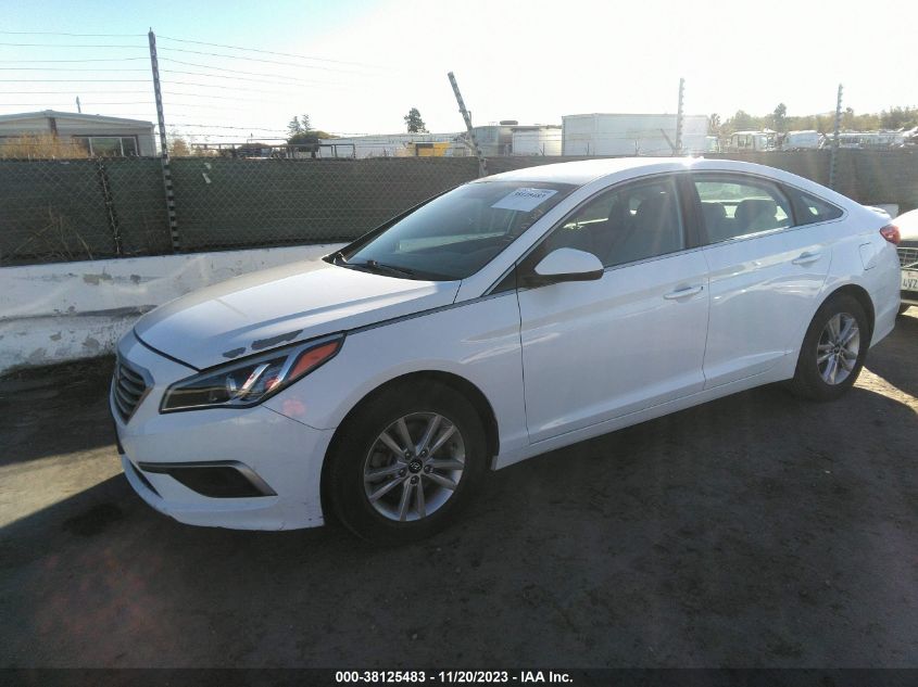 2016 HYUNDAI SONATA 2.4L - 5NPE24AF4GH395260