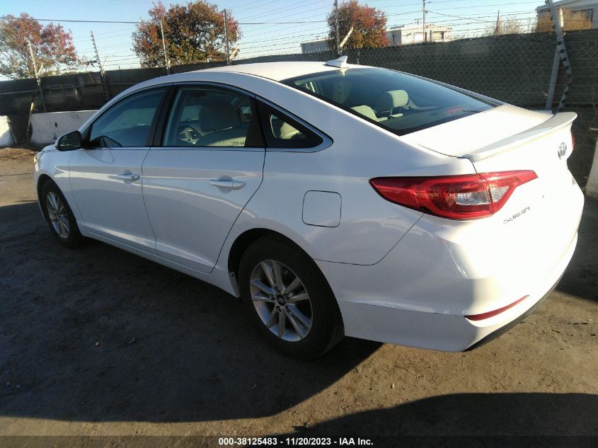 2016 HYUNDAI SONATA 2.4L - 5NPE24AF4GH395260