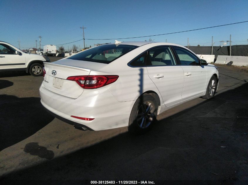 2016 HYUNDAI SONATA 2.4L - 5NPE24AF4GH395260