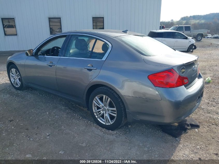 2013 INFINITI G37X - JN1CV6AR3DM766949