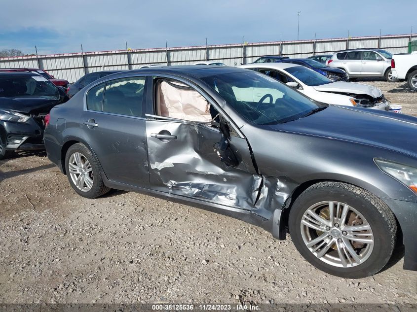 2013 INFINITI G37X - JN1CV6AR3DM766949