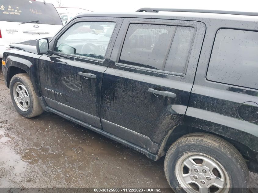 2015 JEEP PATRIOT SPORT - 1C4NJPBB2FD414246