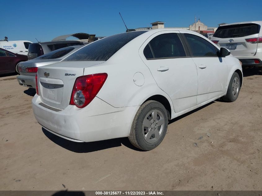 2015 CHEVROLET SONIC LS AUTO - 1G1JA5SH4F4137079