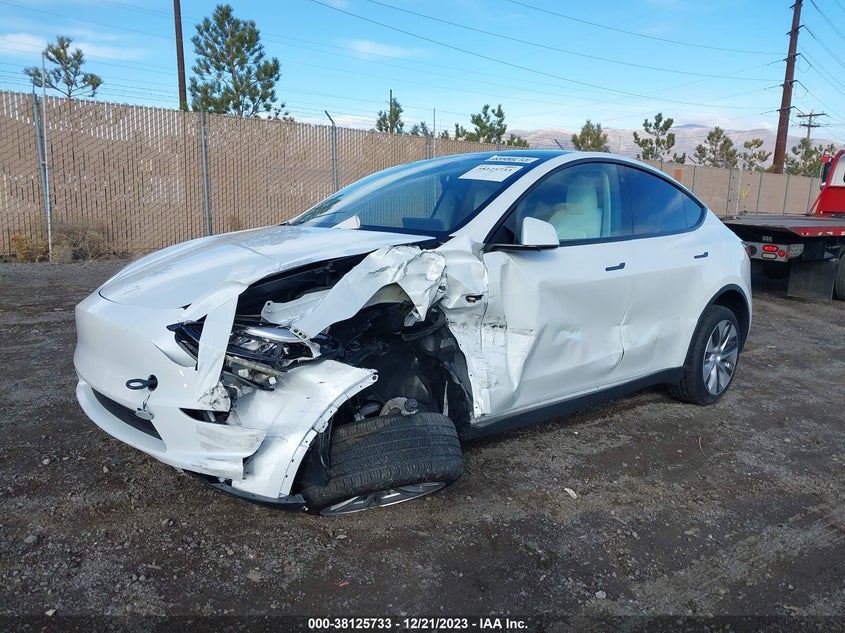 VIN 7SAYGAEE8PF779087 2023 TESLA MODEL Y AWD/LONG RANGE DUAL MOTOR ALL-WHEEL DRIVE