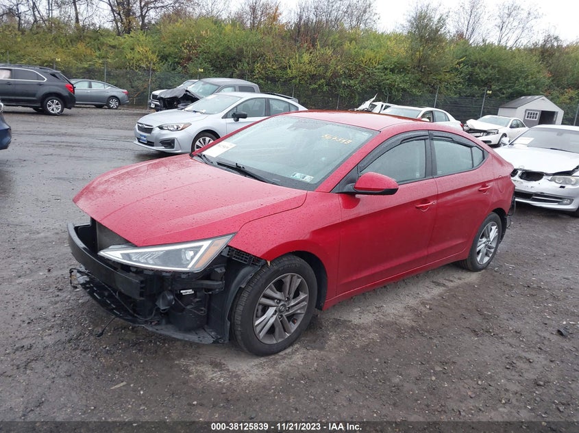 VIN 5NPD84LF1LH567343 2020 HYUNDAI ELANTRA SEL