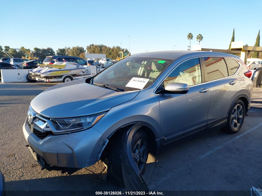 VIN 5J6RW1H51KA043572 2019 HONDA CR-V EX