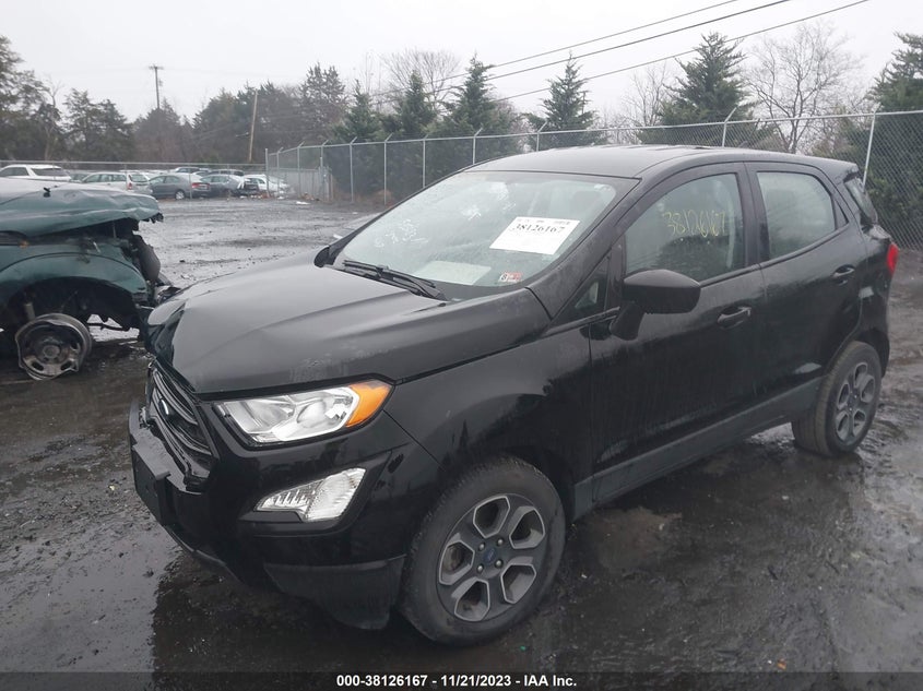VIN MAJ3S2FE3LC392289 2020 FORD ECOSPORT S
