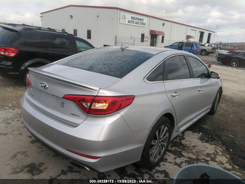 2015 HYUNDAI SONATA 2.4L SPORT - 5NPE34AF3FH092739