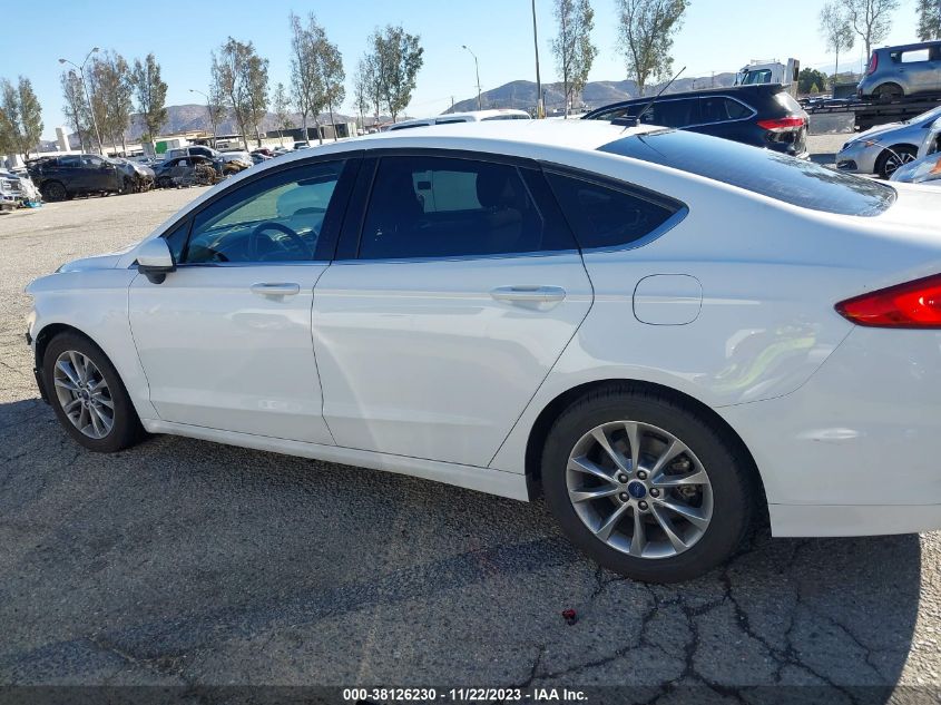 2017 FORD FUSION SE - 3FA6P0H75HR164188