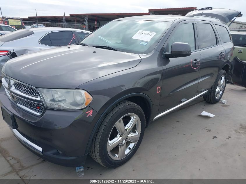 2013 DODGE DURANGO SXT - 1C4RDHAG7DC698813