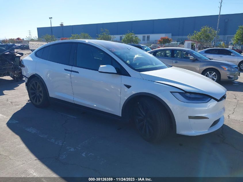 7SAXCDE59NF337747 TESLA MODEL X DUAL MOTOR ALL-WHEEL 2022