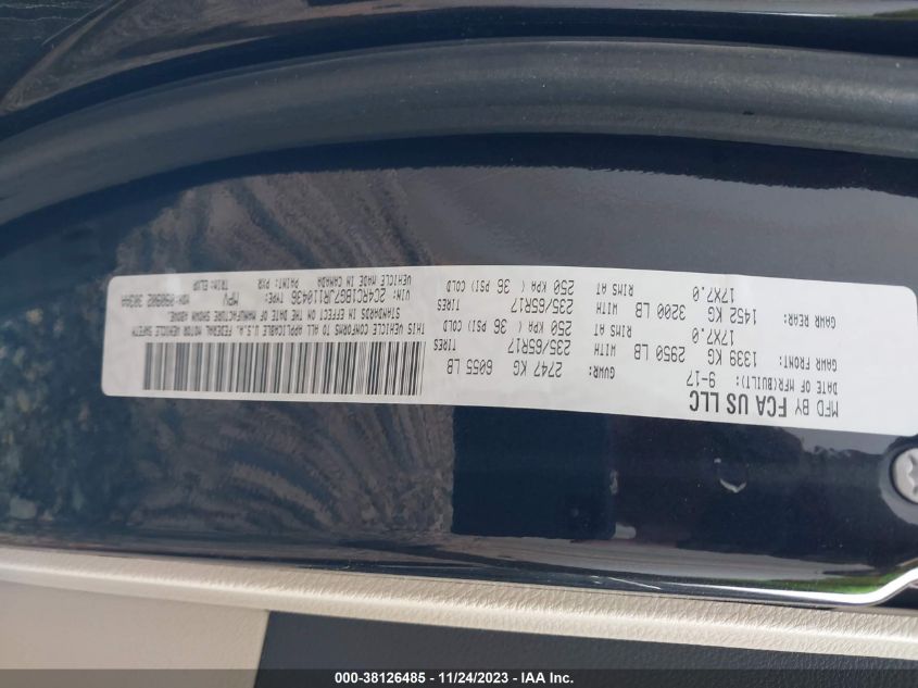 2018 CHRYSLER PACIFICA TOURING L - 2C4RC1BG7JR110436