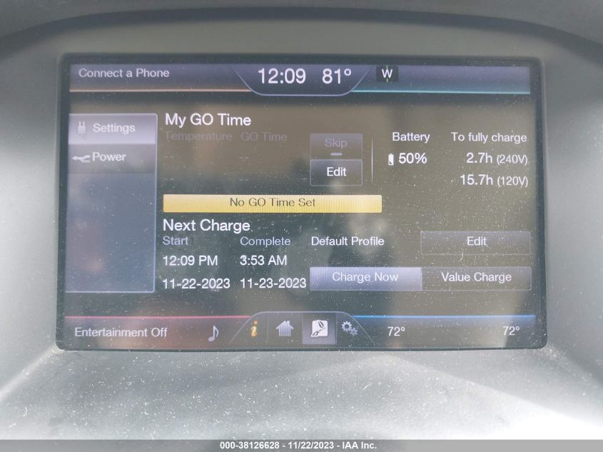 2013 FORD FOCUS ELECTRIC 1FADP3R46DL269702