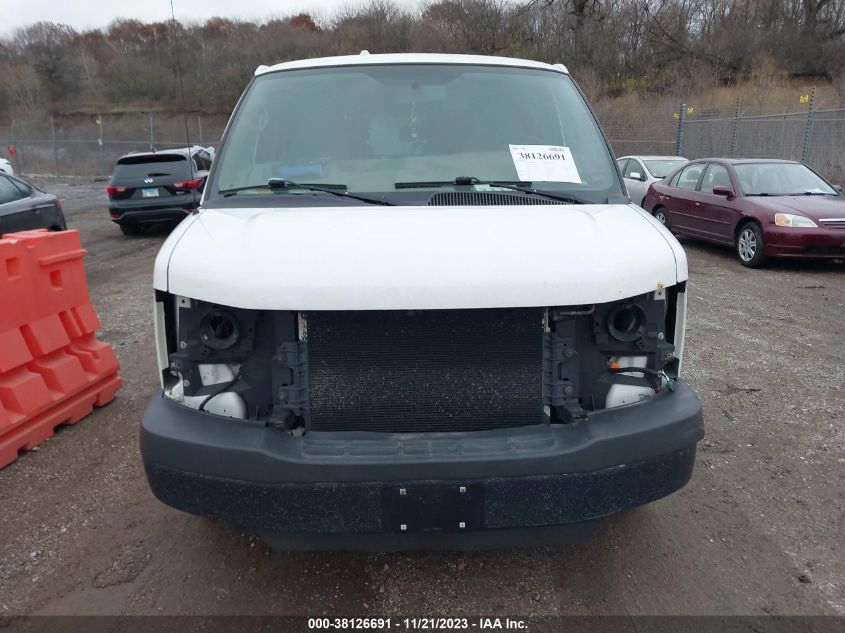 2013 CHEVROLET EXPRESS 1500 WORK VAN 1GCSGAFX3D1156368