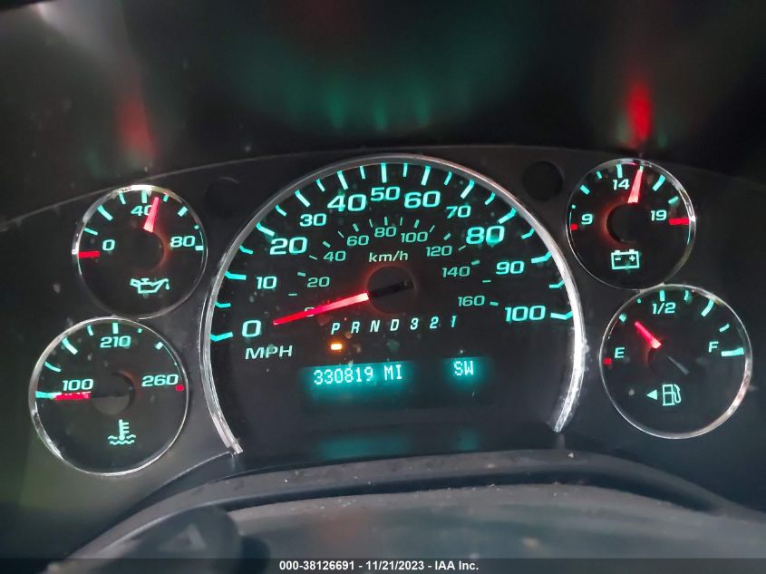 2013 CHEVROLET EXPRESS 1500 WORK VAN 1GCSGAFX3D1156368