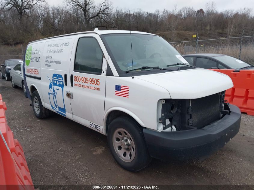 2013 CHEVROLET EXPRESS 1500 WORK VAN - 1GCSGAFX3D1156368